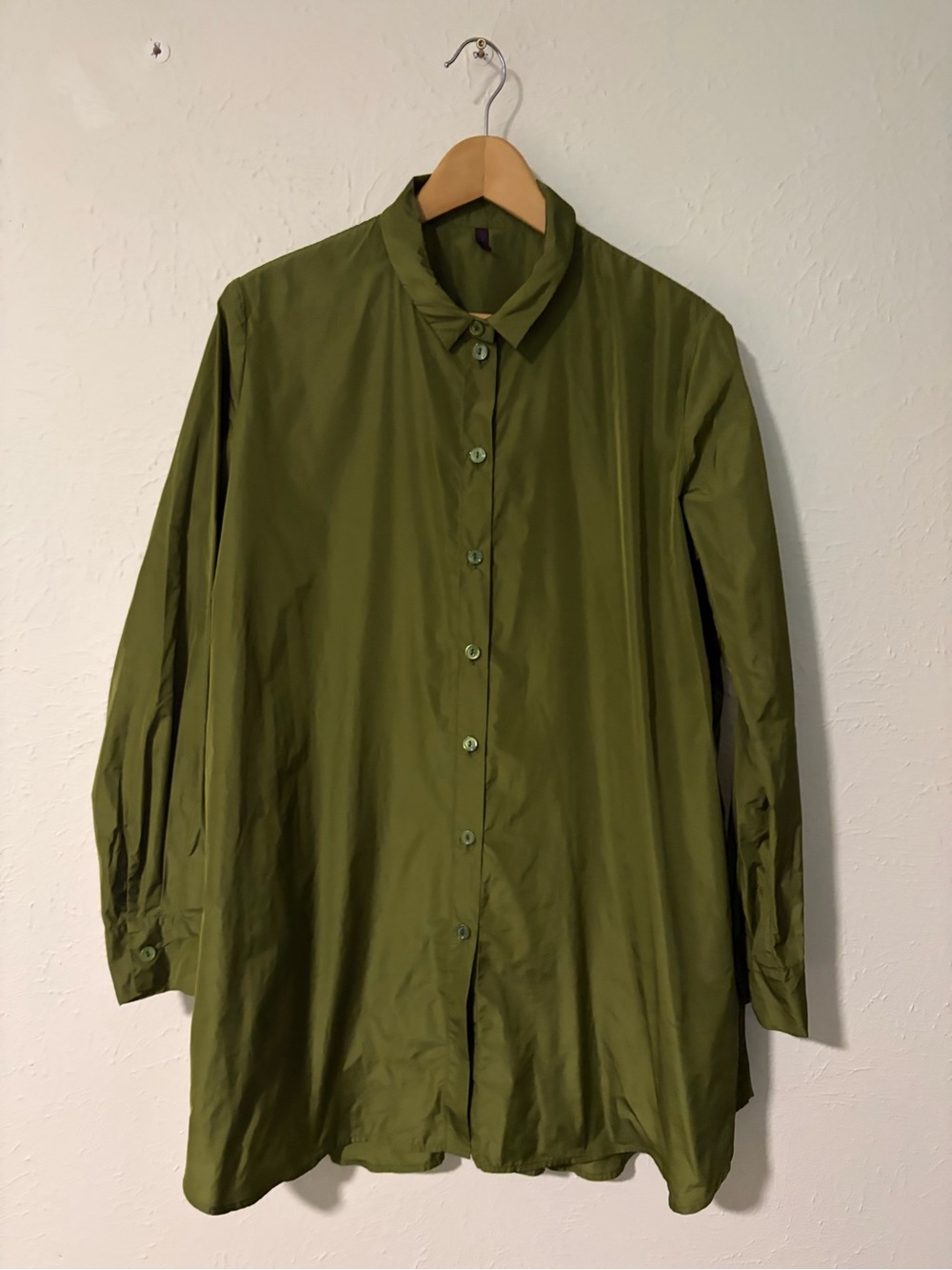 Katharina Hovman Long Sleeve Shirt Dress Size 10